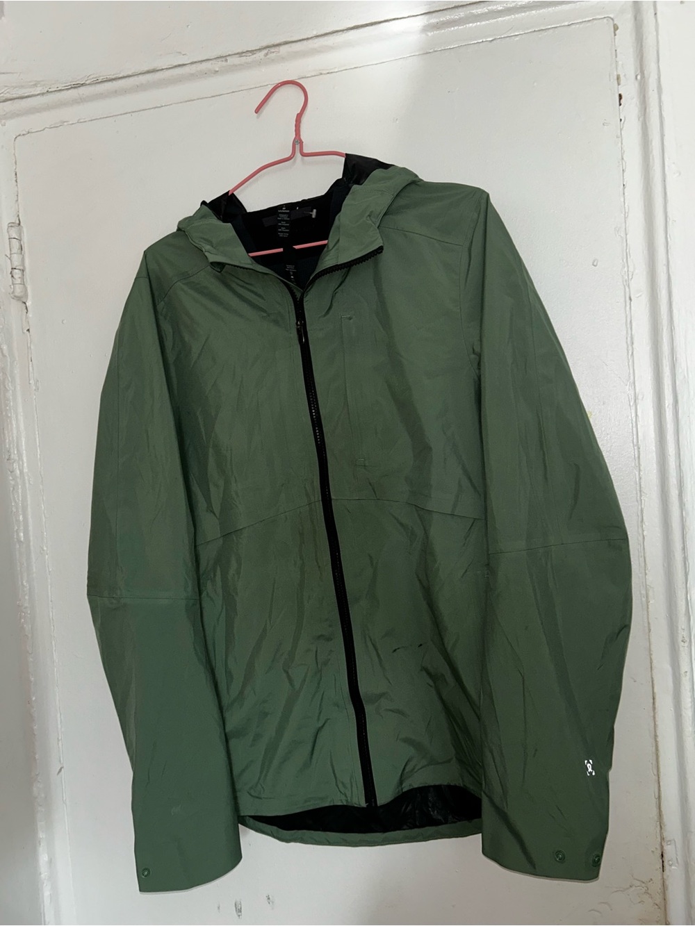 lululemon athletica Olive Green Hooded Shell Jacket